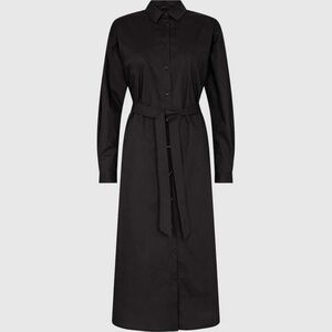 $200 MINIMUM FASHION LONG ORGANIC COTTON MIDI SHIRT DRESS 36 US8 MED LARGE NWT